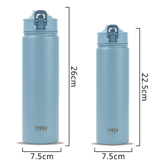 Thermos Bottle With Straw Stainless Steel Car Thermal Cup Sports Water Bottles Keeps Cold and Heat Thermal Mug