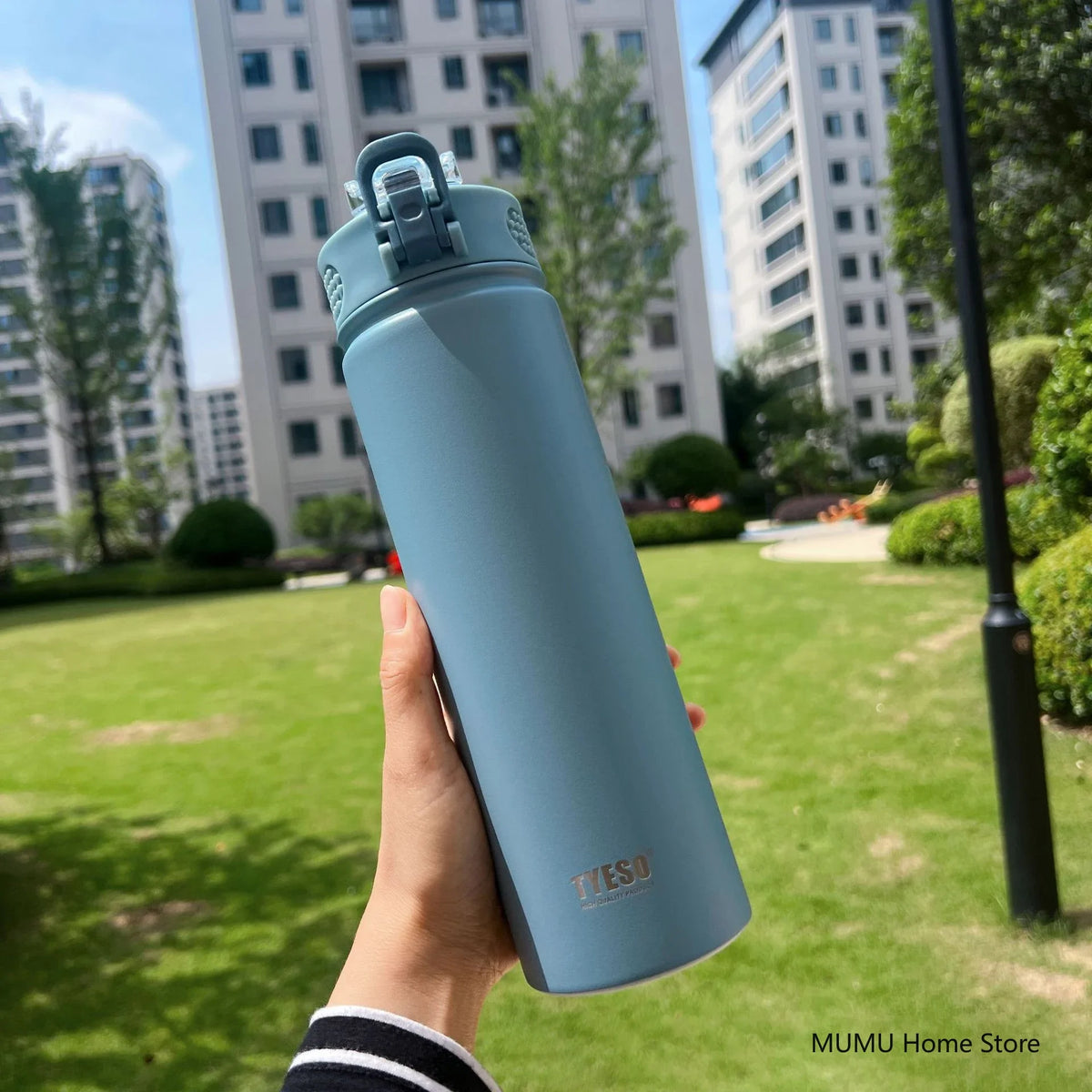 Thermos Bottle With Straw Stainless Steel Car Thermal Cup Sports Water Bottles Keeps Cold and Heat Thermal Mug