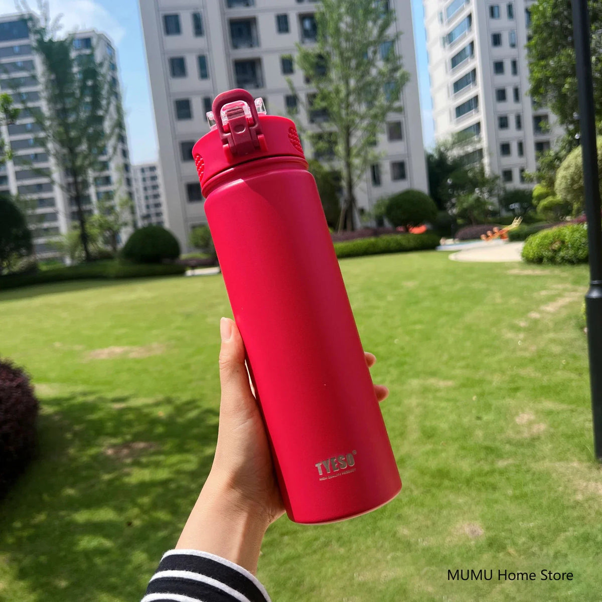 Thermos Bottle With Straw Stainless Steel Car Thermal Cup Sports Water Bottles Keeps Cold and Heat Thermal Mug